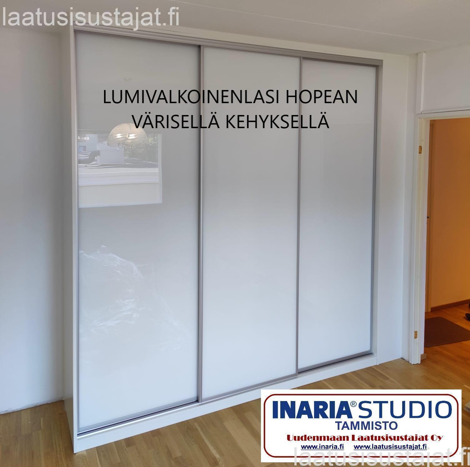 18mm valklasi hopeakehys