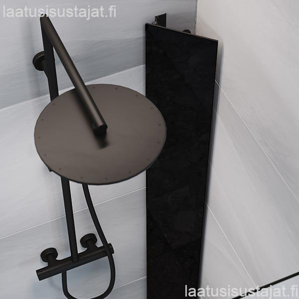 Hide tarvikehylly musta1