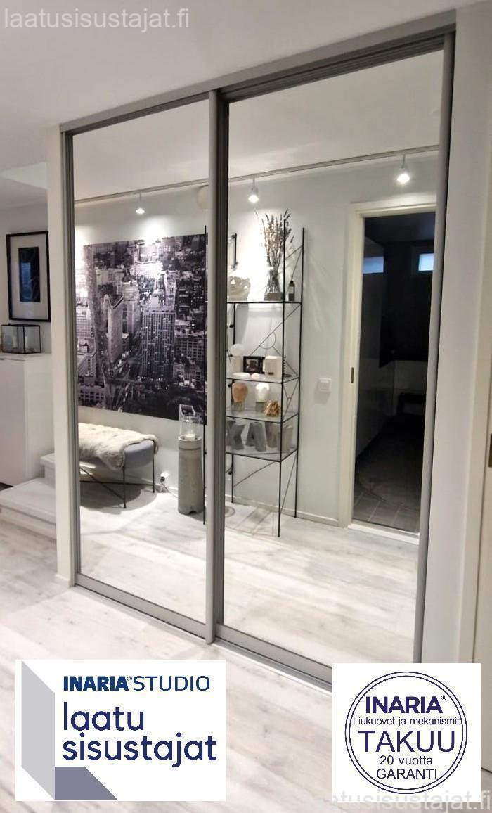 Slimlineovet hopea kirkaspeili