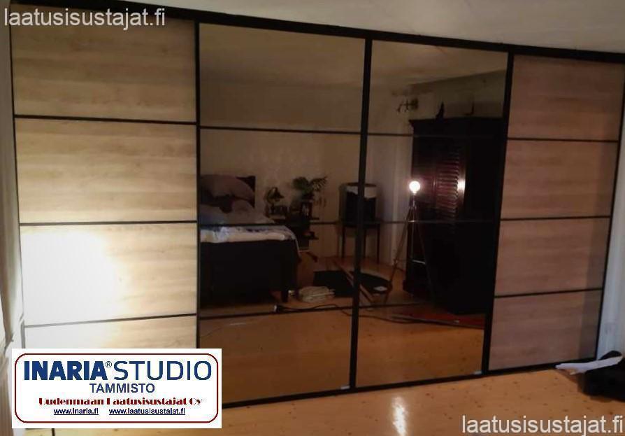 liukuovet mustakehys